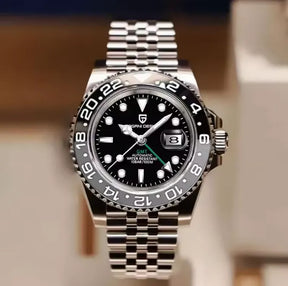 Relógio Automático Preto Cinza GMT Date Jubilee | URBANO'S