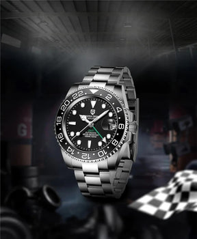 Relógio Automático Preto GMT Date | URBANO'S