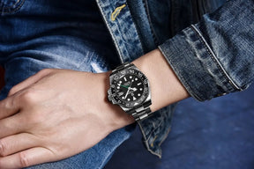 Relógio Automático Preto GMT Date | URBANO'S