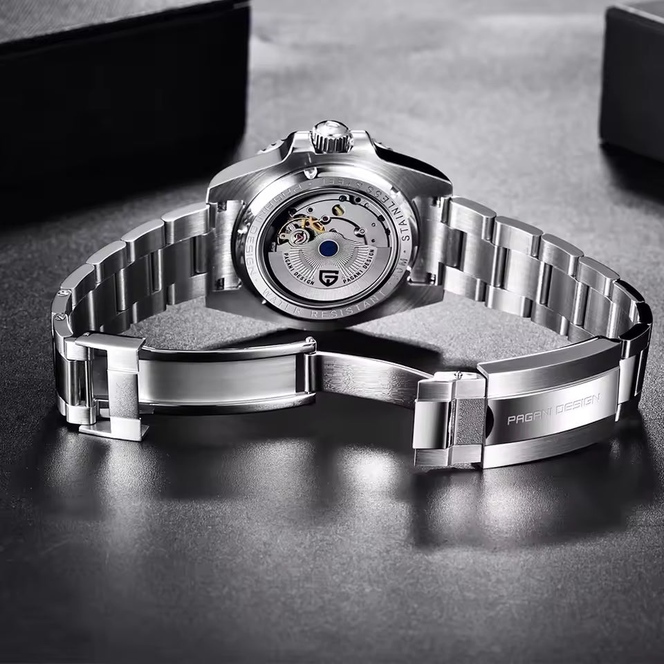 Relógio Automático Vermelho Azul GMT Date Jubilee | URBANO'S