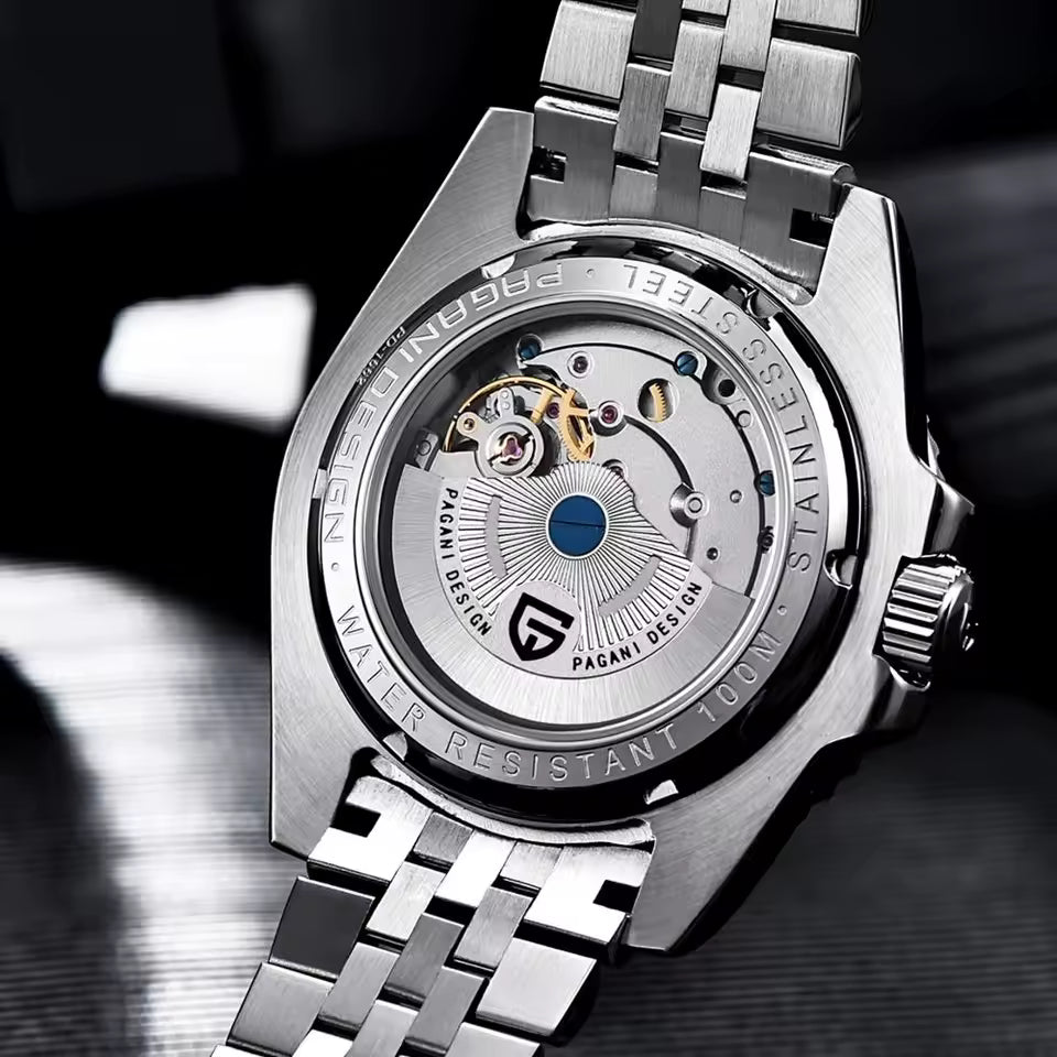 Relógio Automático Vermelho Azul GMT Date Jubilee | URBANO'S
