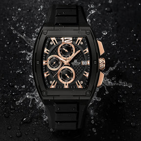Relógio Cronógrafo Preto Dourado Force Air | URBANO'S