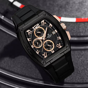 Relógio Cronógrafo Preto Dourado Force Air | URBANO'S