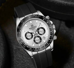 Relógio Cronógrafo Prata Daytona Sport | URBANO'S