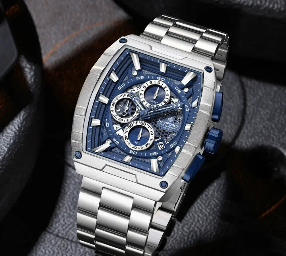 Relógio Cronógrafo Azul Force King | URBANO'S