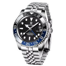 Relógio Automático Preto Azul GMT Date Jubilee | URBANO'S