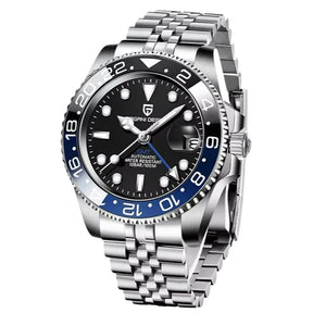 Relógio Automático Preto Azul GMT Date Jubilee | URBANO'S