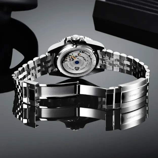 Relógio Automático Preto Azul GMT Date Jubilee | URBANO'S