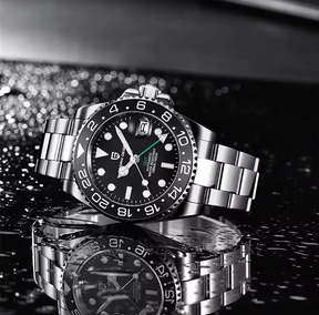 Relógio Automático Preto GMT Date Jubilee | URBANO'S