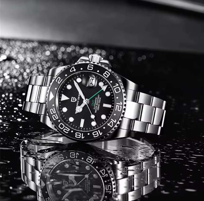 Relógio Automático Preto GMT Date Jubilee | URBANO'S