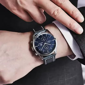 Relógio Quartzo Azul Gentleman | URBANO'S