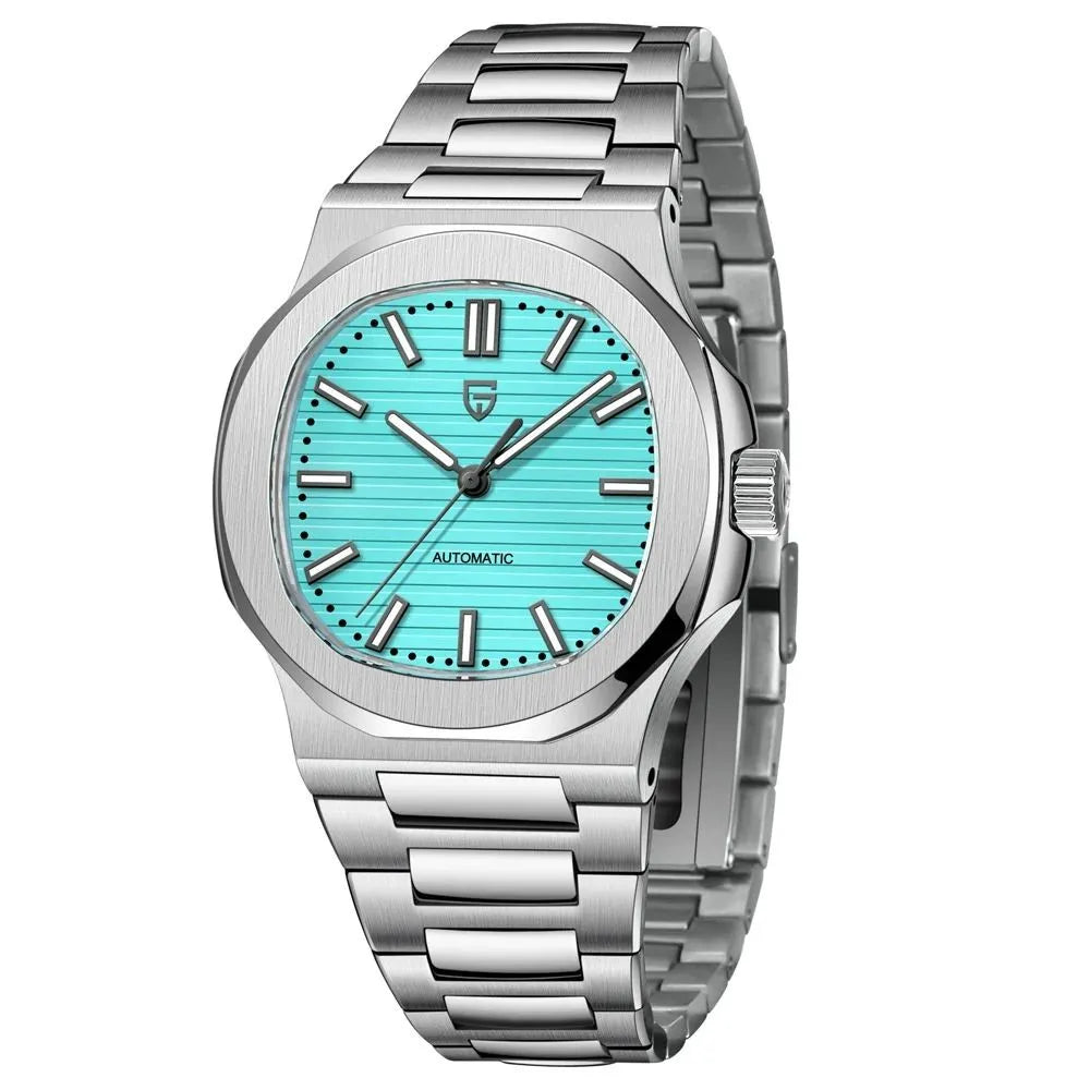 Relógio Automático Azul Turquesa Nautic | URBANO'S