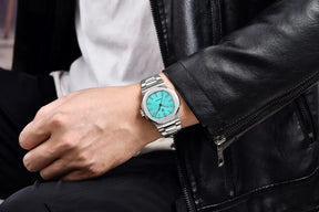 Relógio Automático Azul Turquesa Nautic | URBANO'S