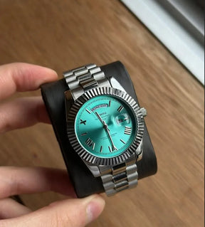 Relógio Quartzo Azul Turqueza President Date | URBANO'S