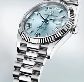 Relógio Automático Azul Turquesa President Date | URBANO'S