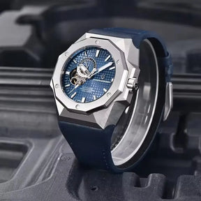 Relógio Automático Prata Azul Royal | URBANO'S