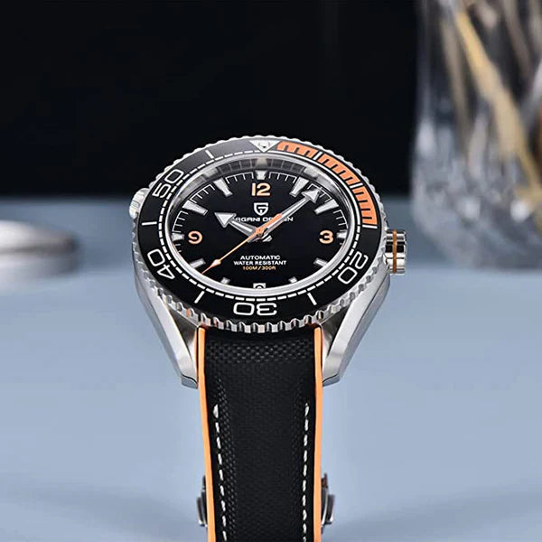Relógio Automático Laranja Sea King | URBANO'S