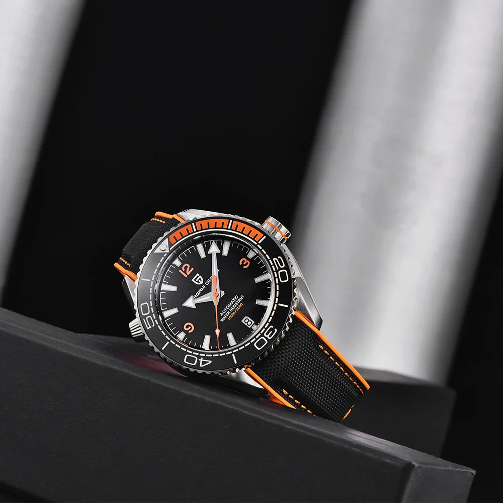 Relógio Automático Laranja Sea King | URBANO'S