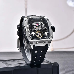 Relógio Automático Prata Spectra Tourbillon | URBANO'S