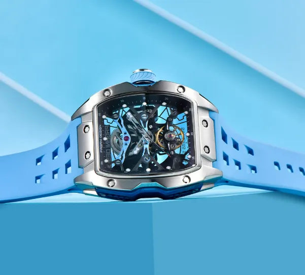 Relógio Automático Azul Spectra Tourbillon | URBANO'S