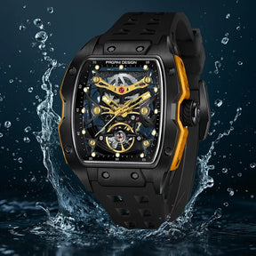 Relógio Automático Preto Spectra Tourbillon | URBANO'S
