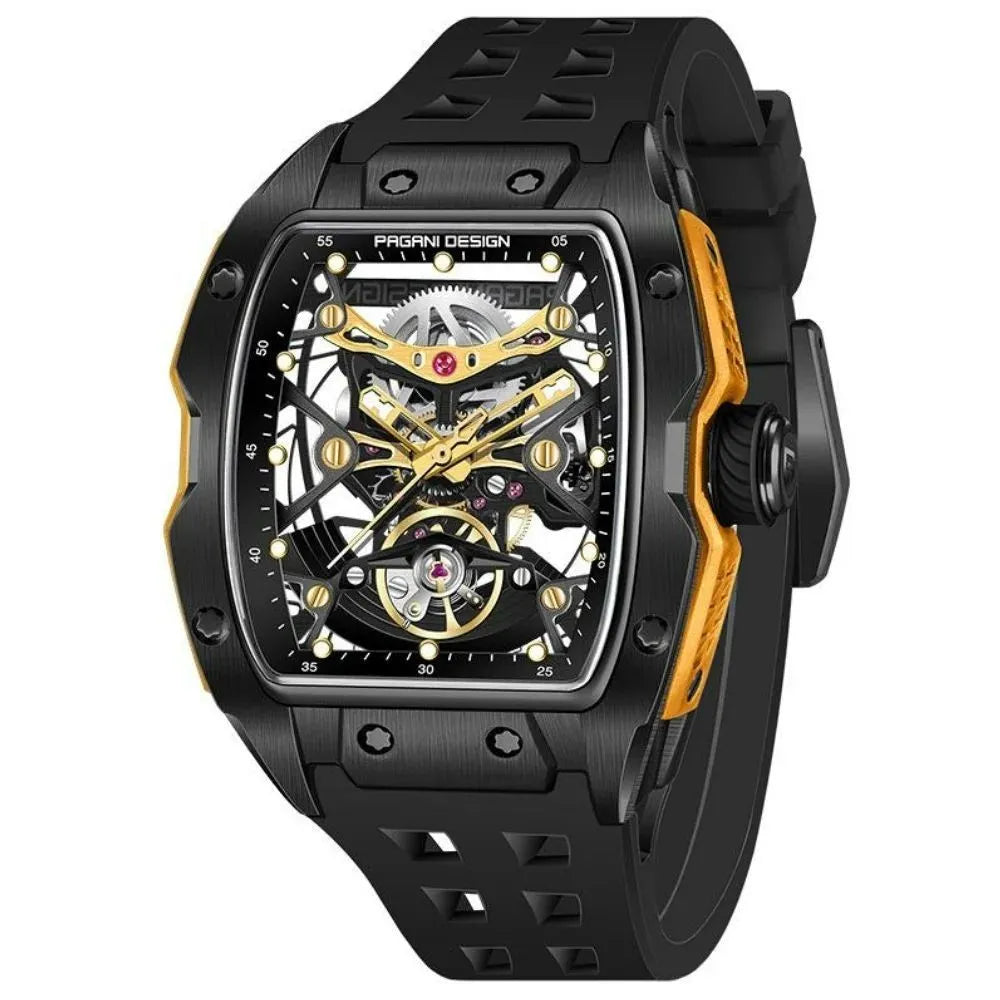 Relógio Automático Preto Spectra Tourbillon | URBANO'S