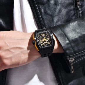 Relógio Automático Preto Spectra Tourbillon | URBANO'S