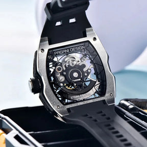 Relógio Automático Prata Spectra Tourbillon | URBANO'S
