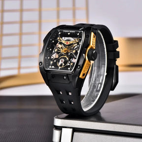 Relógio Automático Preto Spectra Tourbillon | URBANO'S