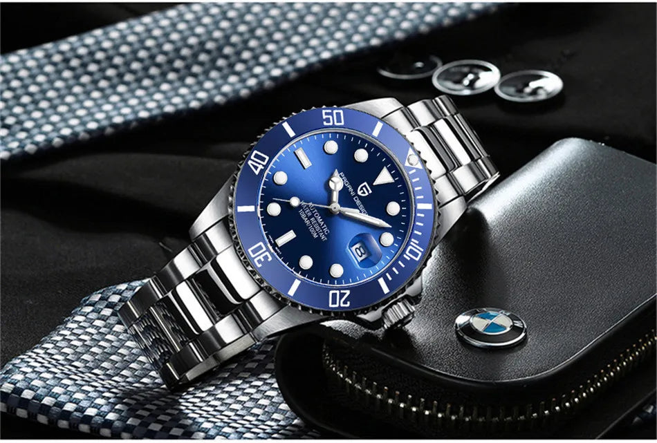 Relógio Automático Azul Sub Date | URBANO'S