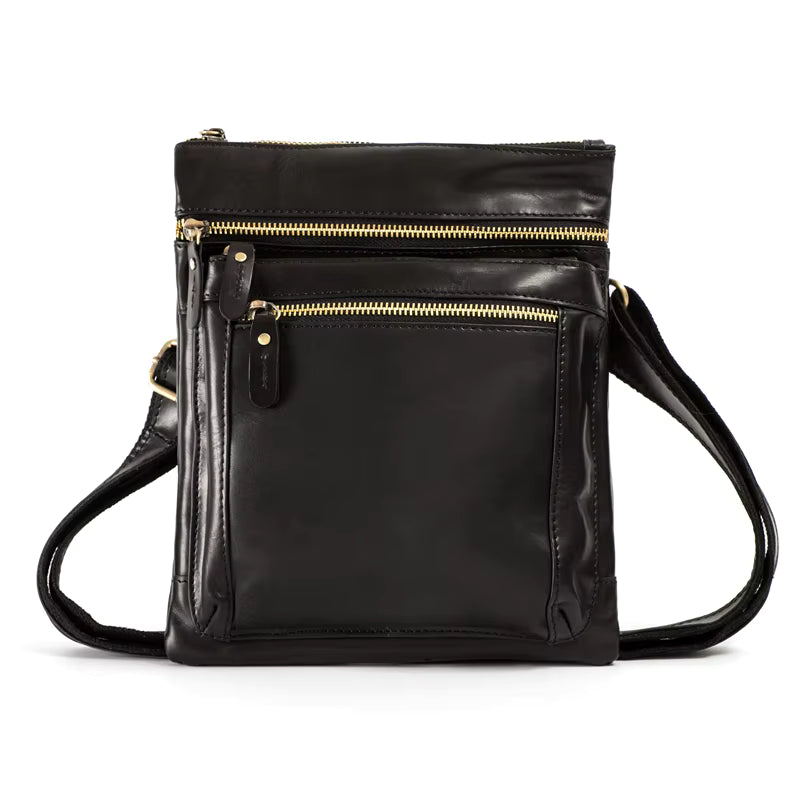 Shoulder Bag em Couro Legítimo Vicenza Preta | URBANO'S