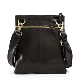 Shoulder Bag em Couro Legítimo Vicenza Preta | URBANO'S