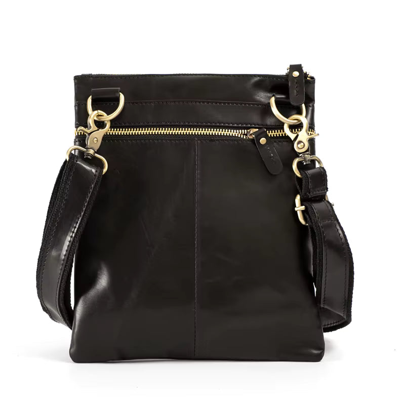Shoulder Bag em Couro Legítimo Vicenza Preta | URBANO'S