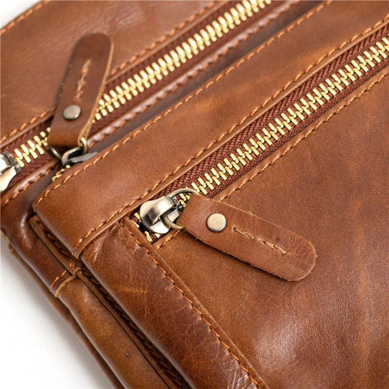 Shoulder Bag em Couro Legítimo Vicenza Marrom | URBANO'S