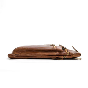 Shoulder Bag em Couro Legítimo Vicenza Marrom | URBANO'S