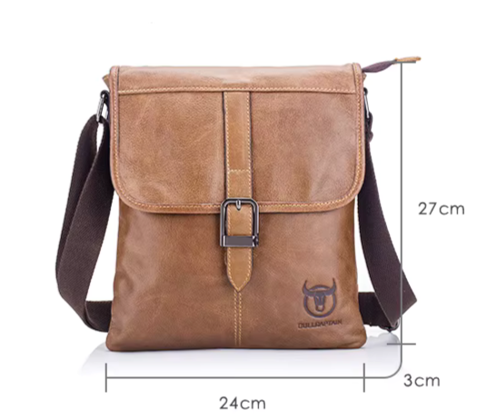 Shoulder Bag Masculina Chicago Marrom | URBANO'S