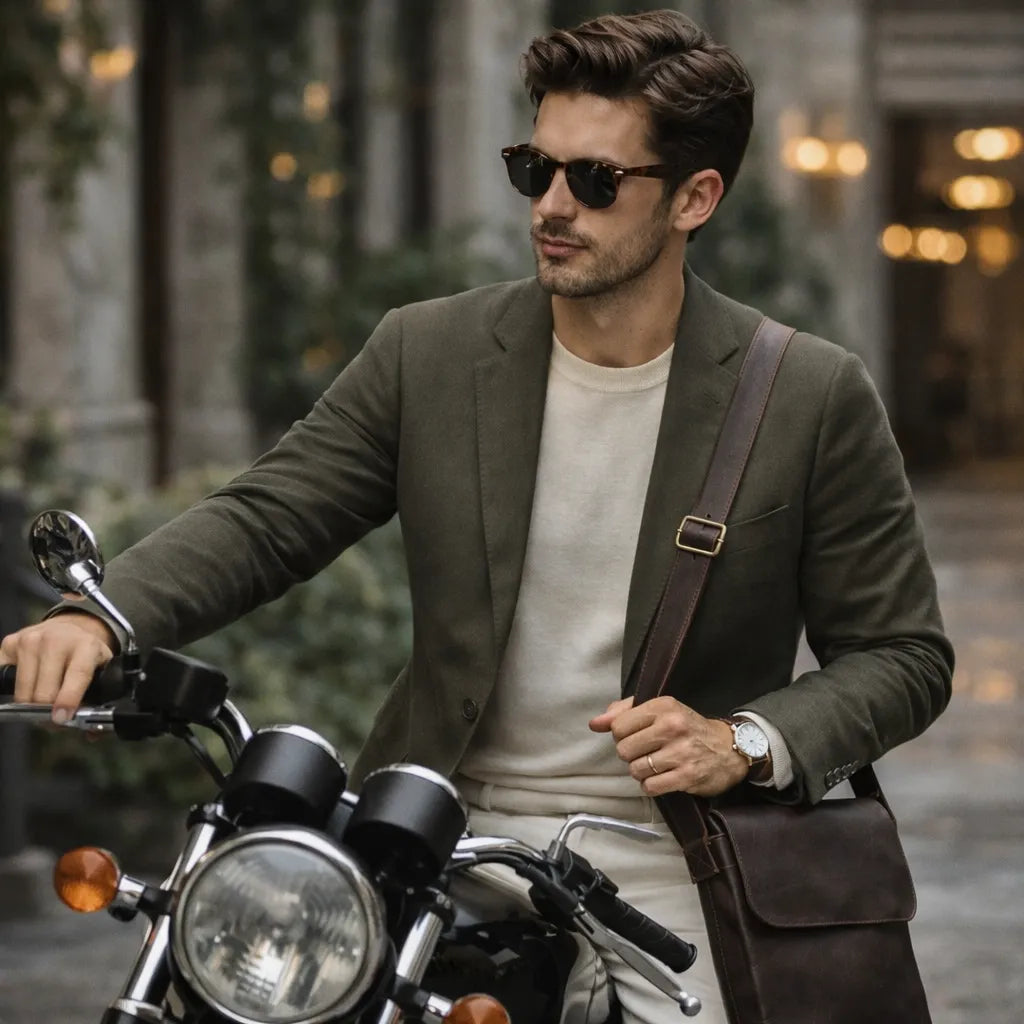 Bolsa Shoulder Bag Masculina Santorini | URBANO'S