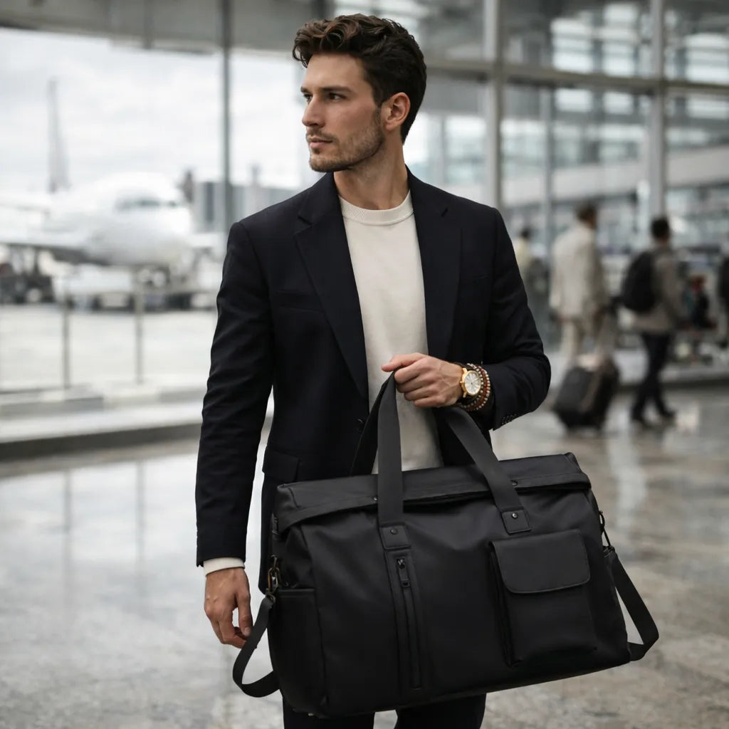 Bolsa de Viagem Orsini Preta | URBANO'S