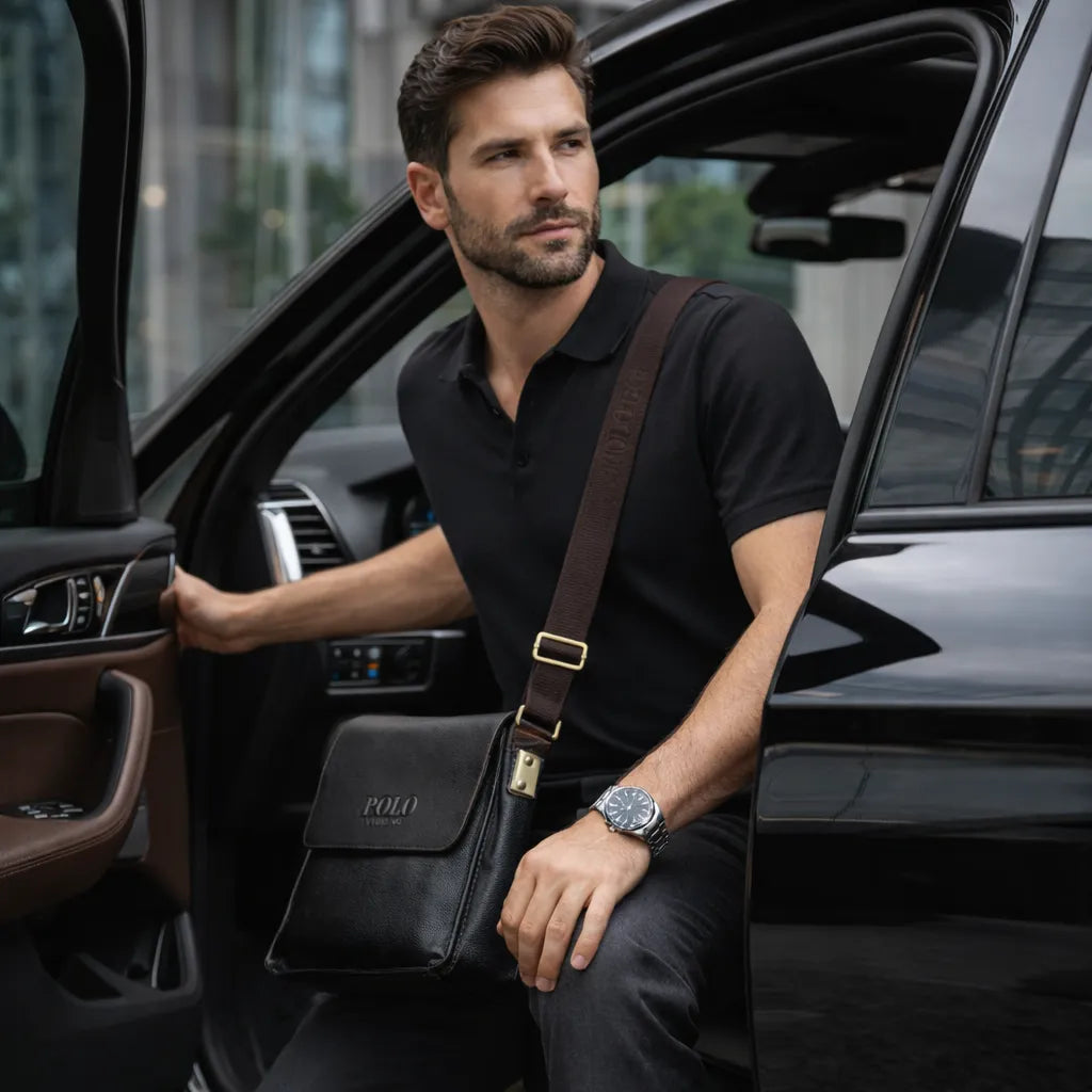 Bolsa Shoulder Bag Polo Marrom | URBANO'S
