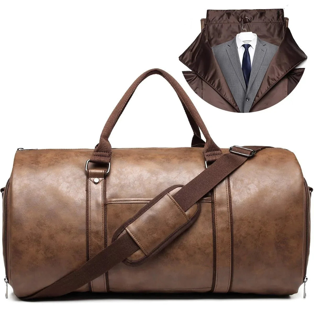 Bolsa de Viagem Cavaliere Marrom | URBANO'S