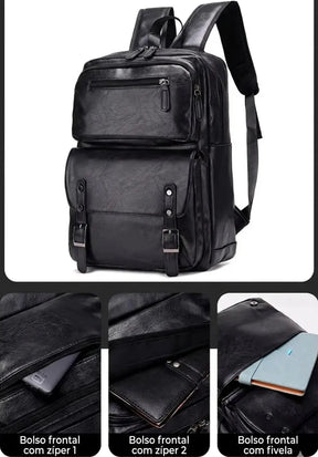 Mochila Executiva Carbone Preta | URBANO'S