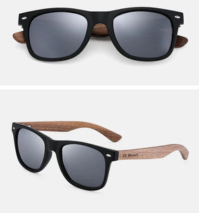 Óculos de Sol Masculino Wood Prata | URBANO'S
