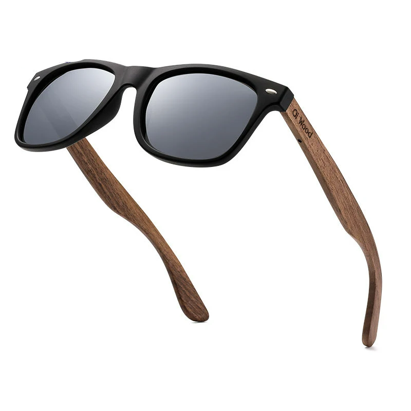 Óculos de Sol Masculino Wood Prata | URBANO'S
