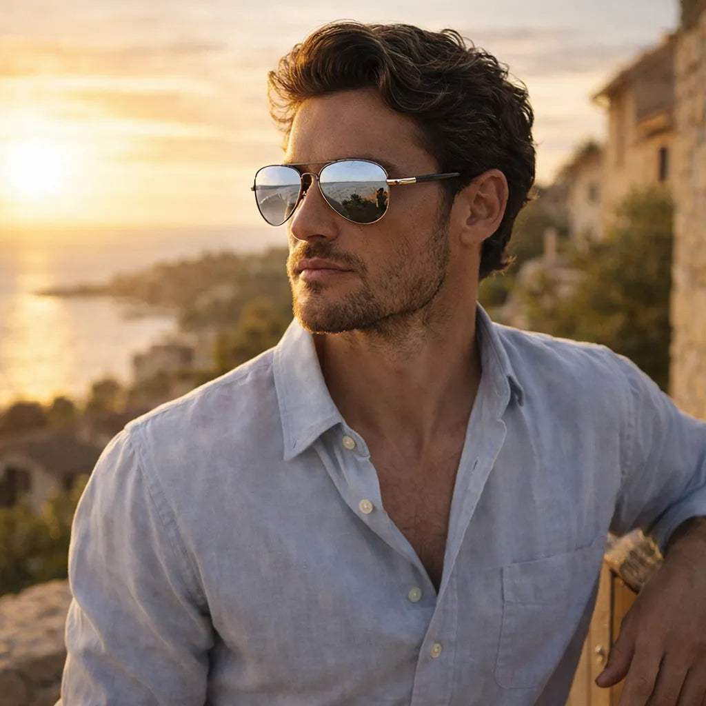 Óculos de Sol Masculino Aviador | URBANO'S