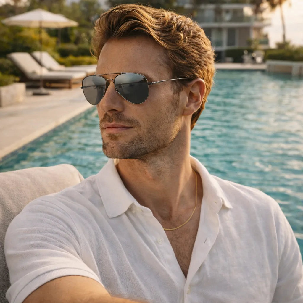 Óculos de Sol Masculino Aviador | URBANO'S