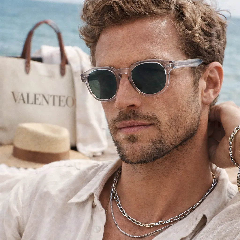 Óculos de Sol Masculino Zarkel Cinza | URBANO'S