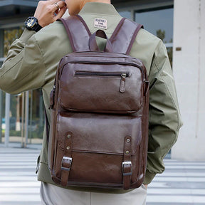 Mochila Executiva Carbone Marrom | URBANO'S