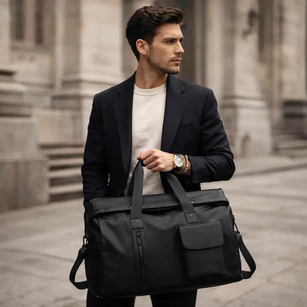 Bolsa de Viagem Orsini Preta | URBANO'S
