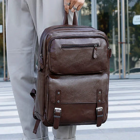Mochila Executiva Carbone Marrom | URBANO'S