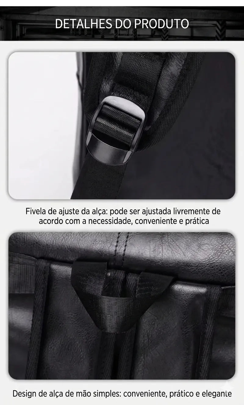 Mochila Executiva Carbone Preta | URBANO'S